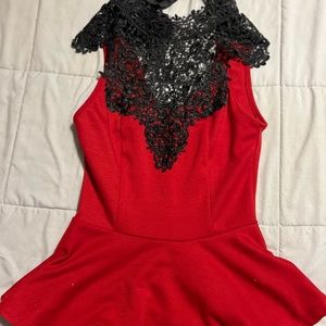 Women’s peplum blouse